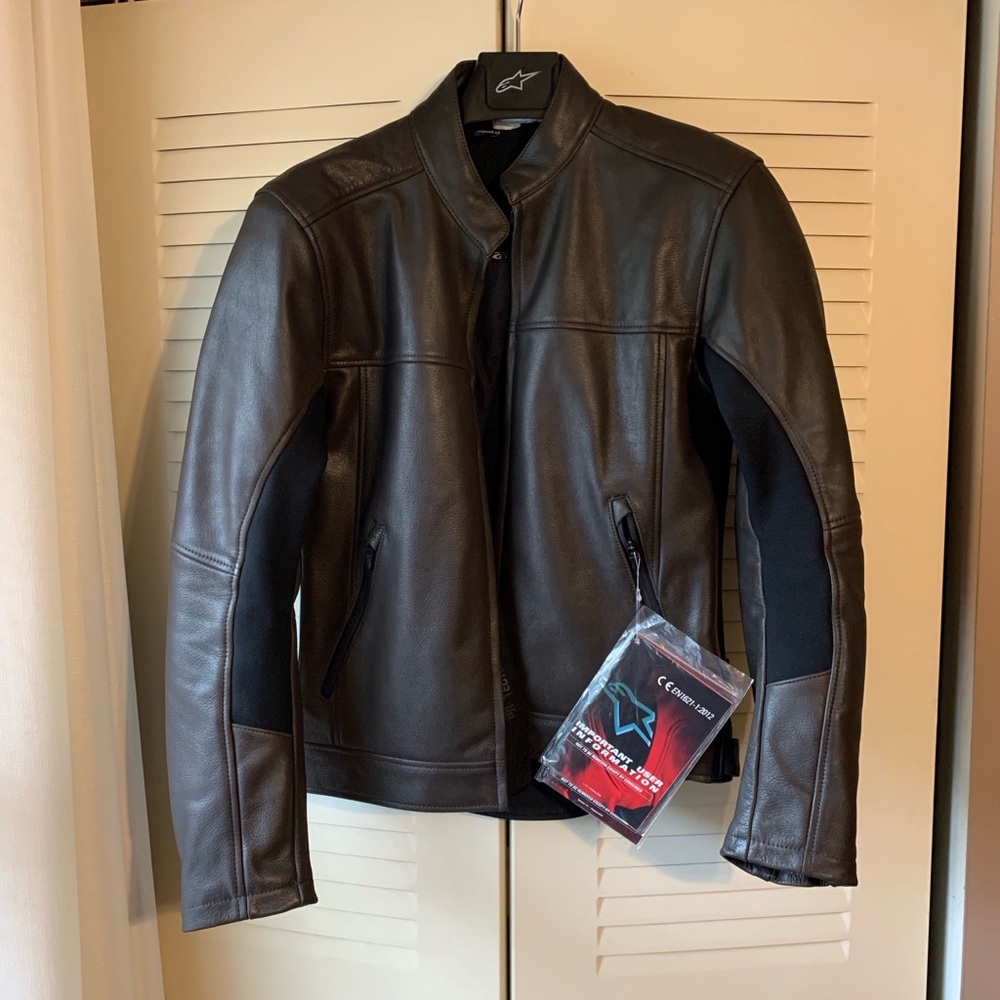 NEW Alpinestars Topanga Mens Urban Street Road Leather Motorcycle Jacket